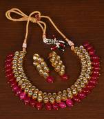 Kundan Embellished Meenakari Multi-layered Wedding Essential Choker