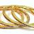 Designer Colored Stone Gold Plated Bangles