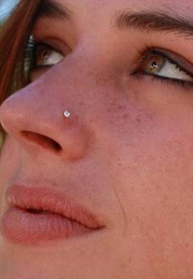 Designer Diamond  Nose Ring 1