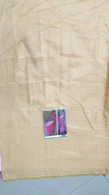 Pink embroidered  georgette  saree with blouse 4