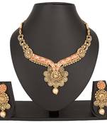 Red diamond necklace-sets