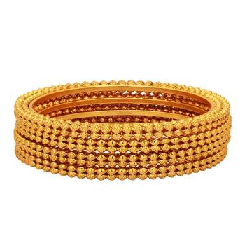24K Gold Plated Royal Antique Bangles 1