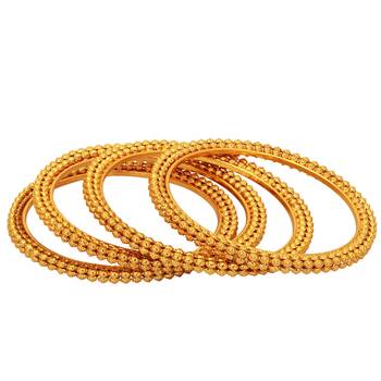 24K Gold Plated Royal Antique Bangles 2