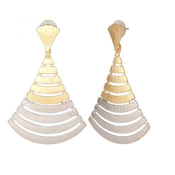 Beautiful Imported Gold Silver Dangle Earring 2