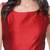 Raw Silk Solid Jumpsuit for Women's - Red
