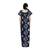 Blue colour Batik  design Square neck cotton nighty for ladies