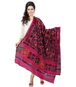 Hand Embroidered Kutch Work Designer Multicolour Dupatta
