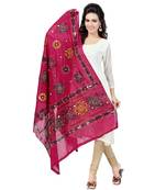Hand Embroidered Kutch Work Designer Multicolour Dupatta