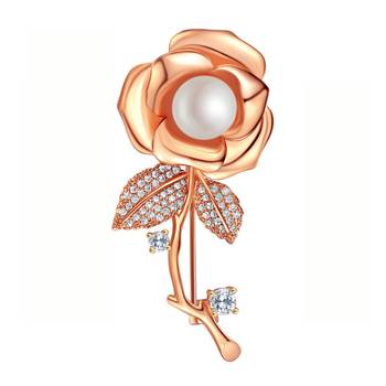 White zircon   brooch 1