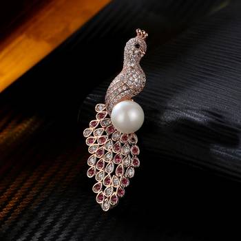 Multicolor zircon   brooch 4