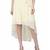 Yellow High Low Panel Skirt