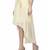Yellow High Low Panel Skirt