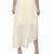 Yellow High Low Panel Skirt
