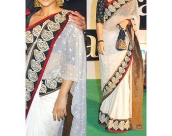Vidya Balan Indian Traditional Bollywood Designer Partywear saree, Designer Saree 1