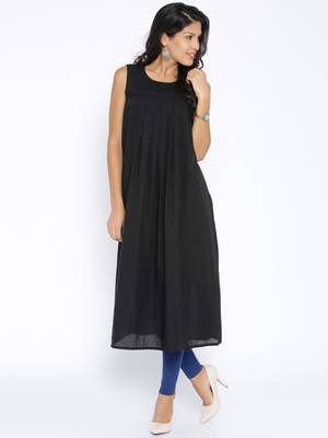 black printed cotton  kurti 1
