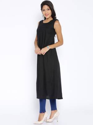 black printed cotton  kurti 2