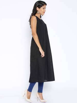 black printed cotton  kurti 3