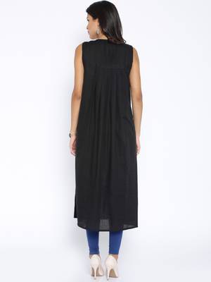 black printed cotton  kurti 4