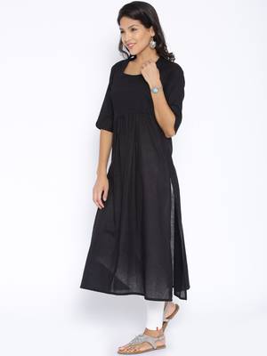 black printed cotton  kurti 2