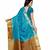 Multicolor woven cotton silk saree with blouse