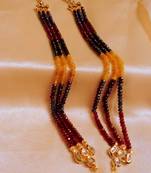 Kundan And Onex 3 Line Neckline To Put In Any Pendent