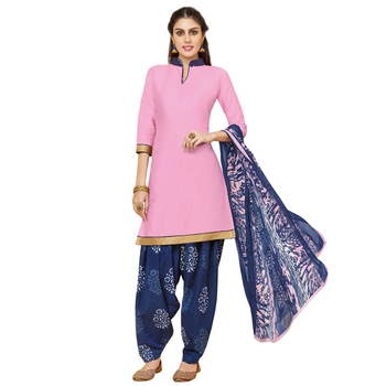plain pink salwar suit