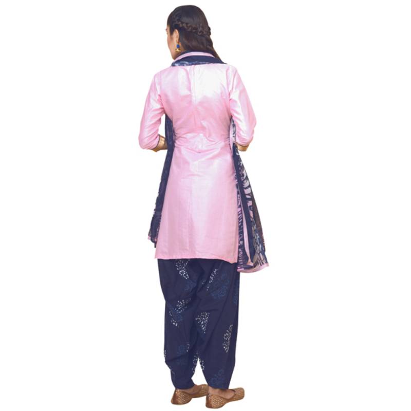 plain pink salwar suit