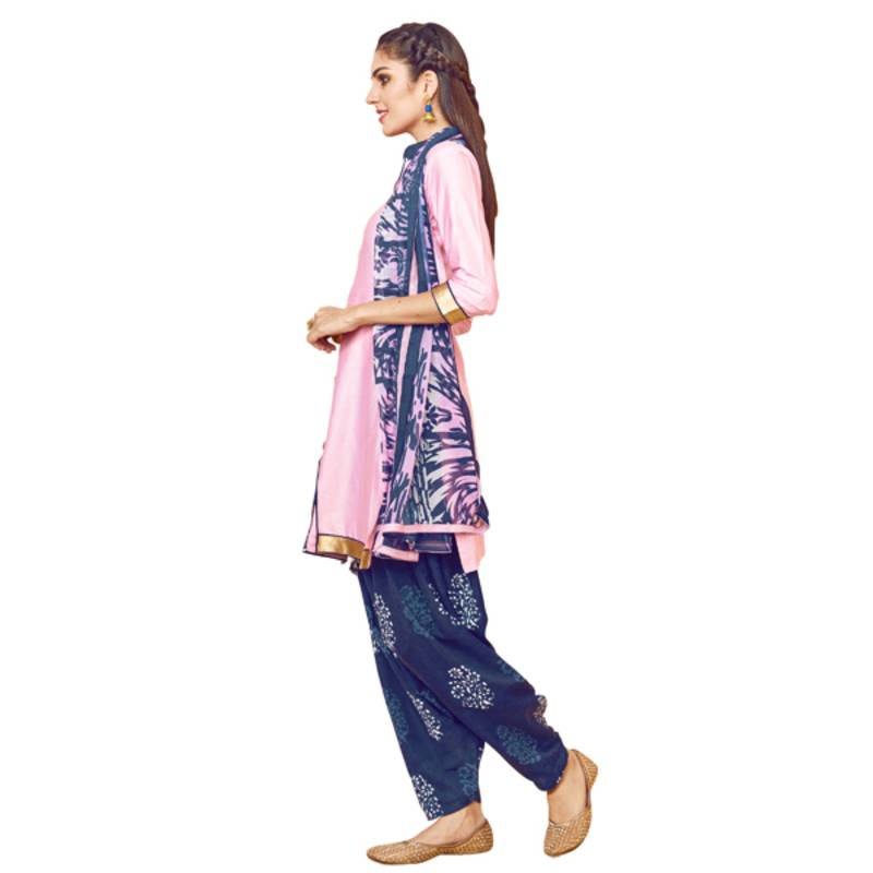 plain pink salwar suit