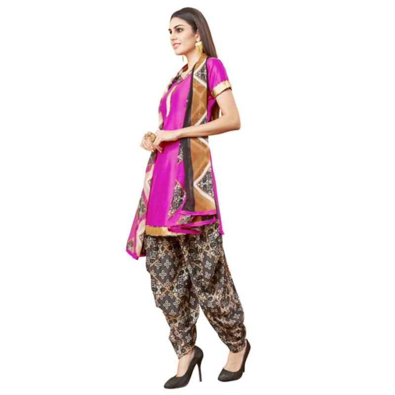 plain pink salwar suit