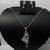 Entangled Heart Diamond Pendant 028