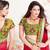 Impressible Red Chiffon Saree With Embroidery Work