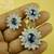 Sapphire Blue CZ Pendent Earring jewellery set