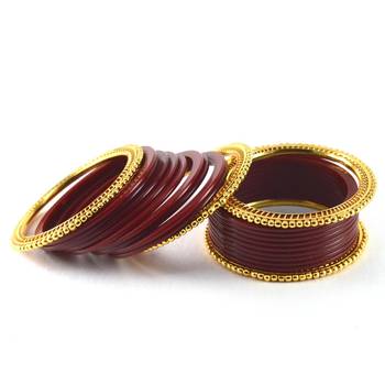 Attractive  Bangles  Colour Maroon 1