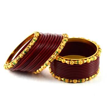 Royal  Bangles  Colour Maroon 1