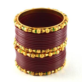 Royal  Bangles  Colour Maroon 2