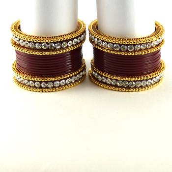 Outstanding Bangles Colour Maroon 1