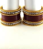 Outstanding Bangles Colour Maroon