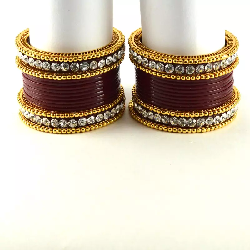 Outstanding Bangles Colour Maroon