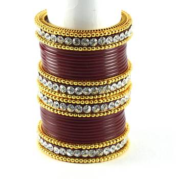 Outstanding Bangles Colour Maroon 2