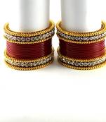 Exclusive  Bangles  Colour Red