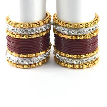 Amazing Bangles Colour Maroon 1