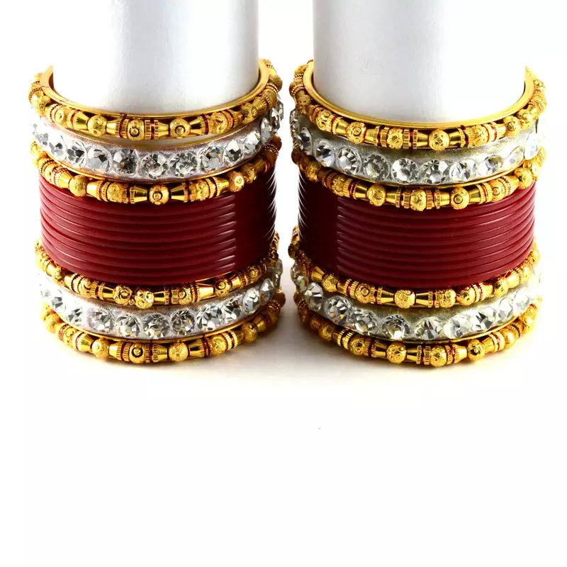 Sizzling Bangles Colour Red