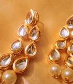 Kundan Gold Plated Danglers