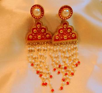 Amrapali Trendy Meenakari Light Weight Danglers 1