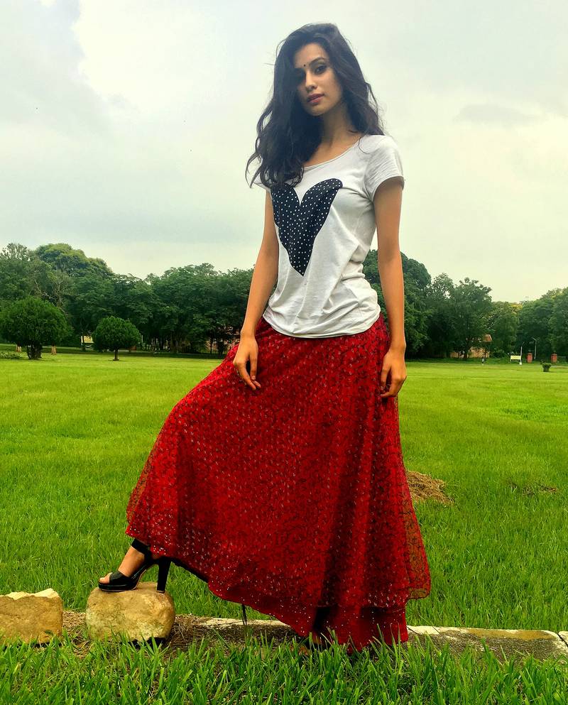 Maroon Net Skirt Dor 2252168