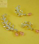 Kalgi Style CZ Pendent Earring Jewellery