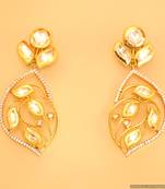 Kundan Polki Diamond Look Earrings