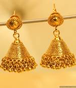 Gold Plated Traditional Jhumka'S