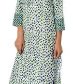multicolor printed cotton stitched kurti