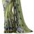 Multicolor printed georgette saree with blouse